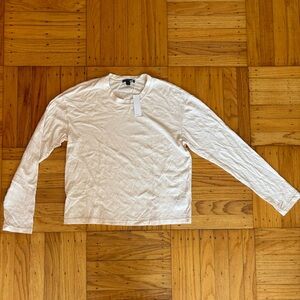 James Perse Vintage White Boxy Tee NWT Women's Size 2